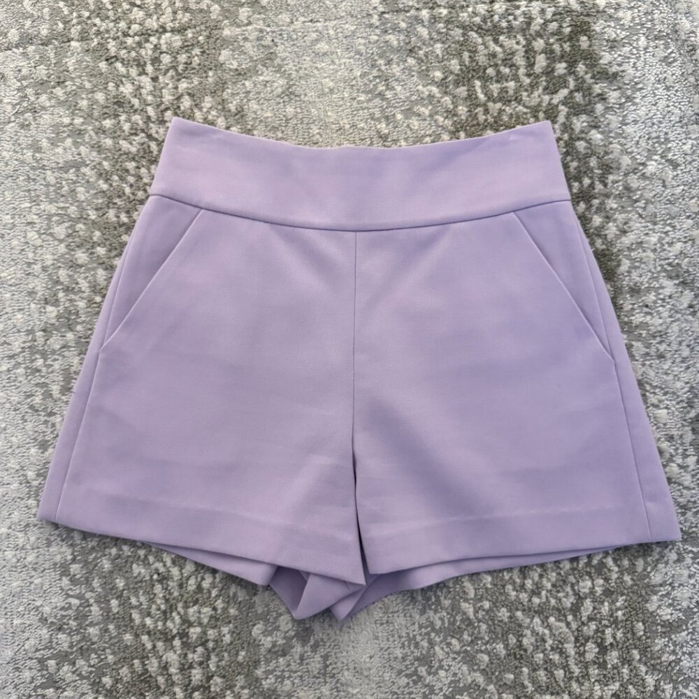 Alice + Olivia Donald Short Orchid Purple
